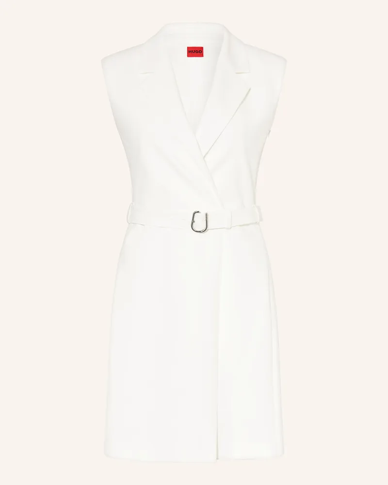 HUGO BOSS Blazerkleid Komea weiss Ecru