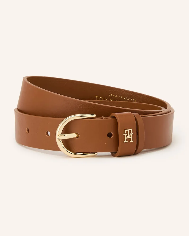 Tommy Hilfiger Ledergürtel braun Braun