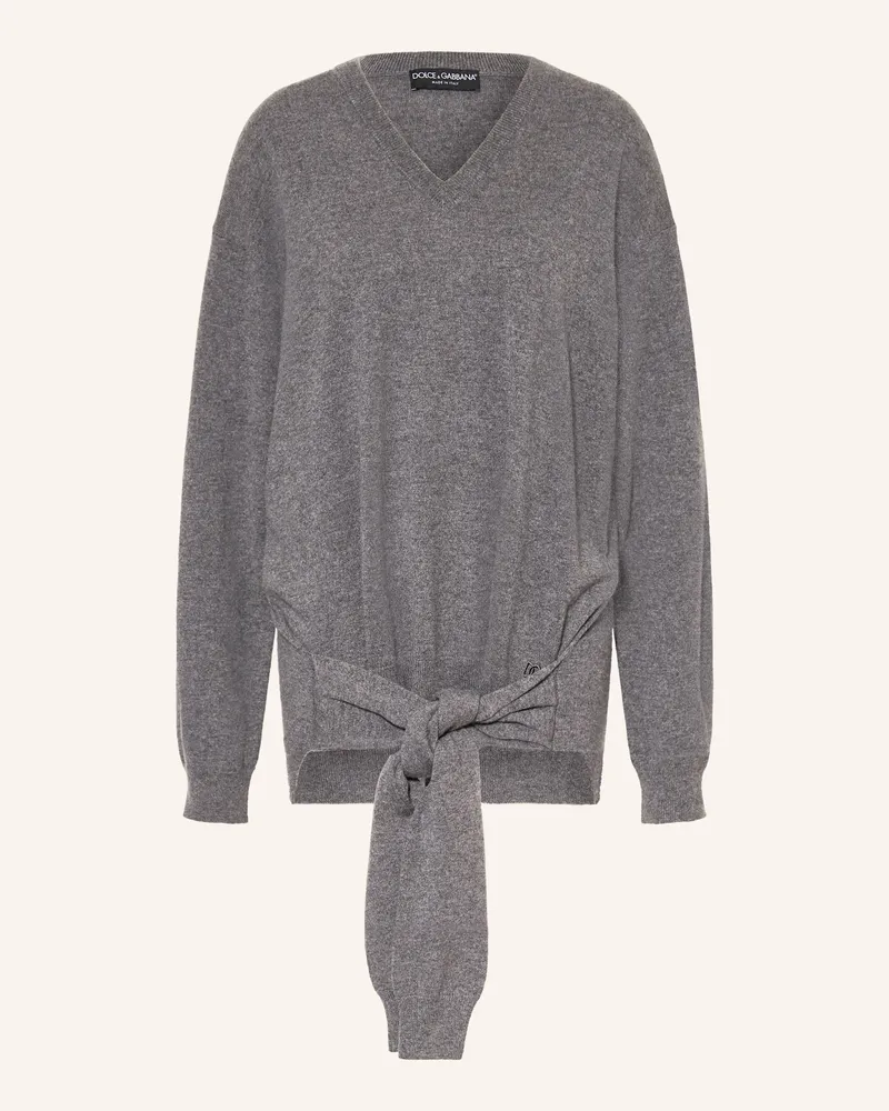 Dolce & Gabbana Cashmere-Pullover Dunkelgrau