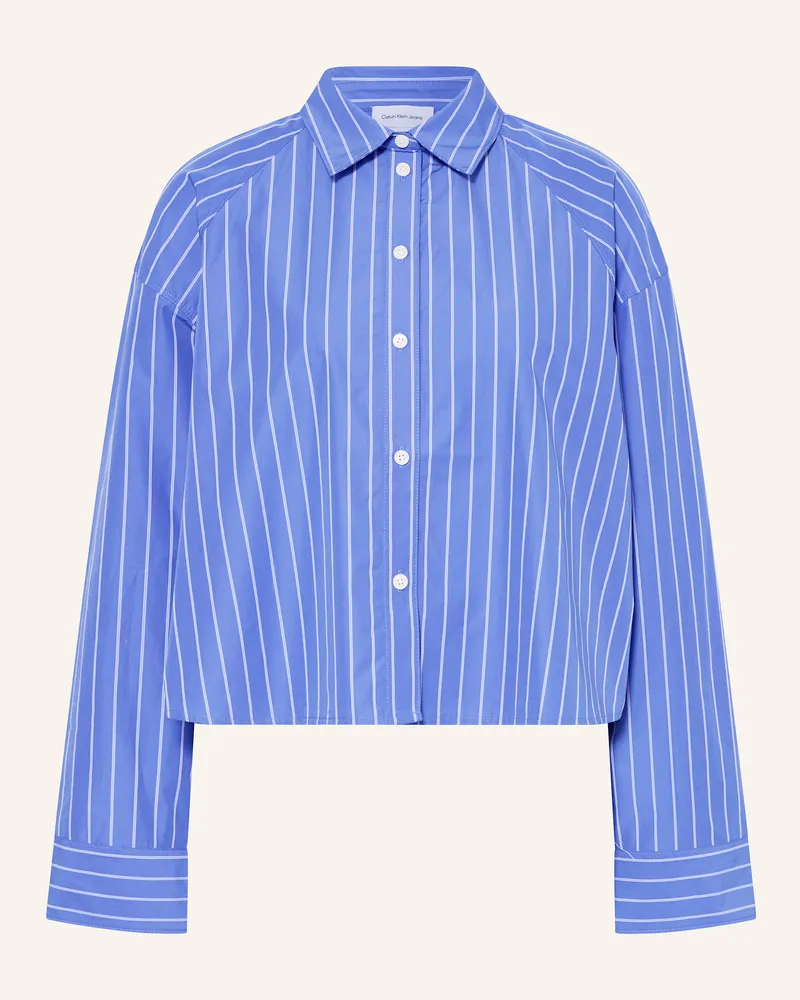 Calvin Klein Hemdbluse Blau