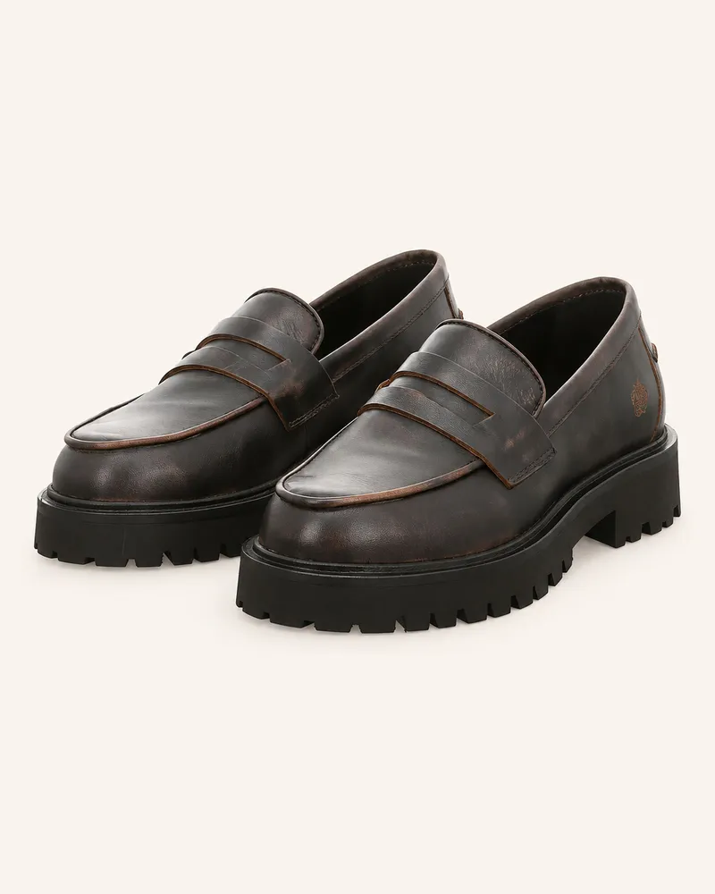 Apple of Eden Loafer Gaia 10 braun Braun