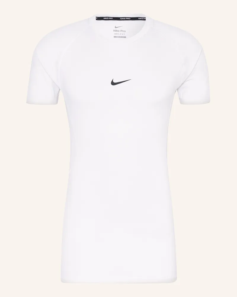 Nike T-Shirt Pro weiss Weiss
