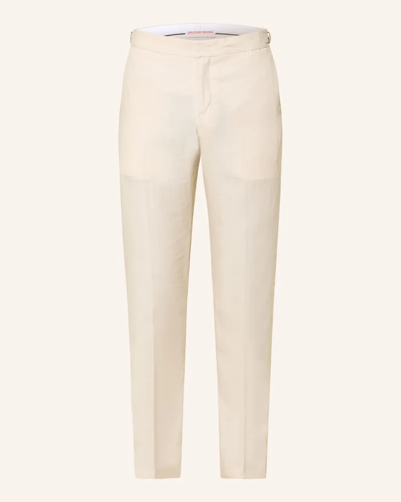Orlebar Brown Leinenhose Griffon beige Ecru