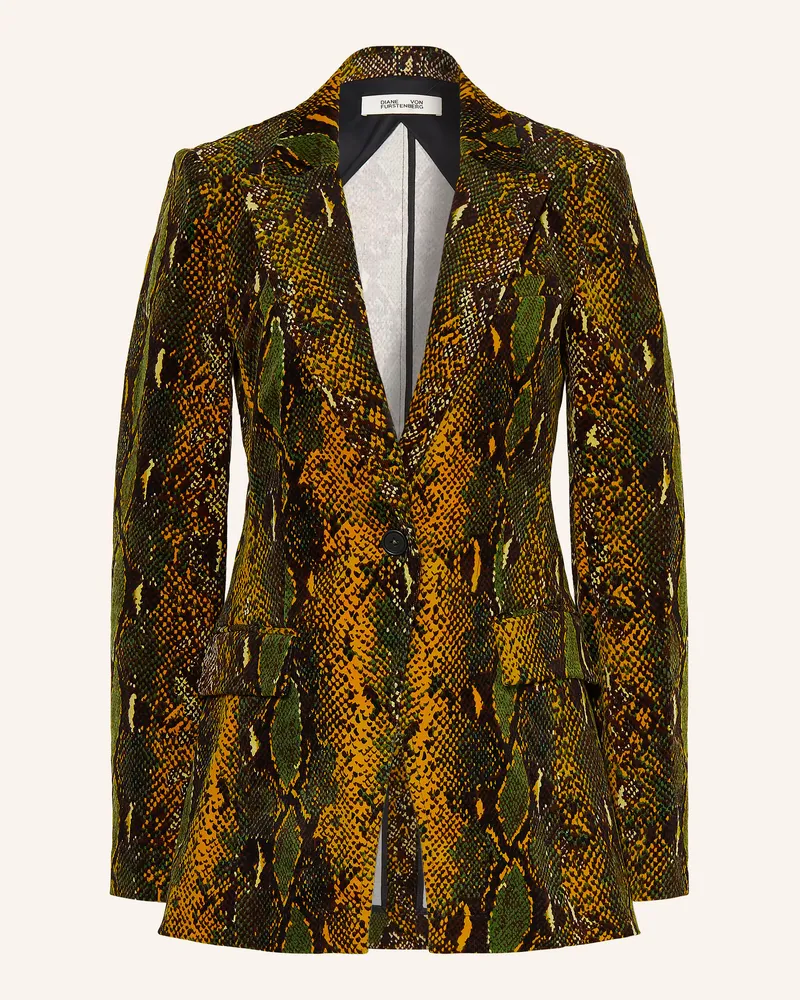 Diane von Furstenberg Cordblazer Charlie gruen Grün