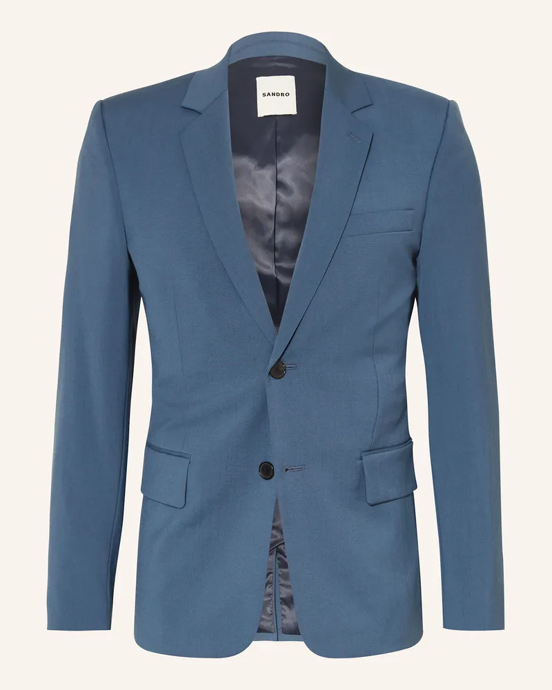 Sandro Anzugsakko Extra Slim Fit blau D347