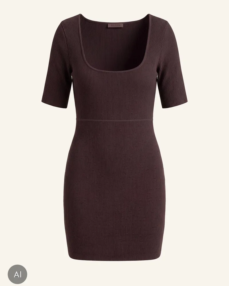 Guess Bodycon-Kleid braun Dunkelbraun