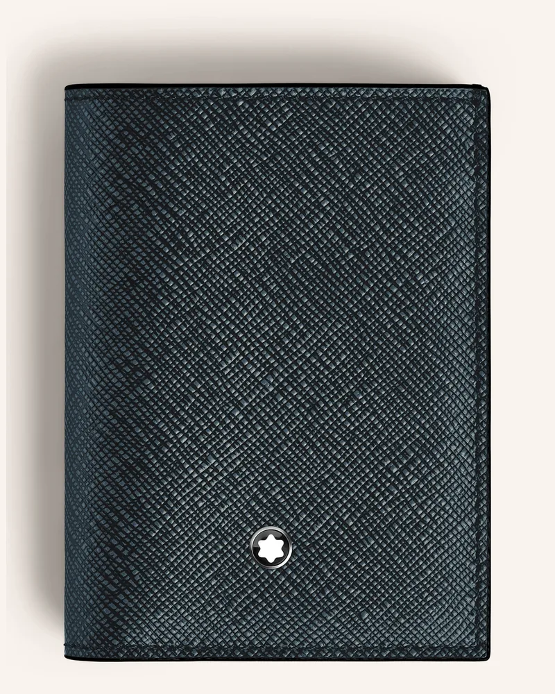 Montblanc Saffiano-Geldbörse SARTORIAL Blau