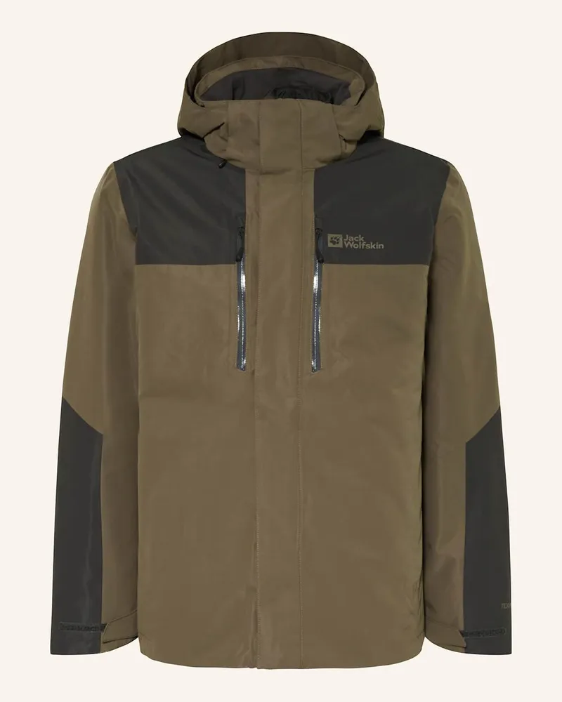 Jack Wolfskin 2-in-1-Jacke JASPER Braun