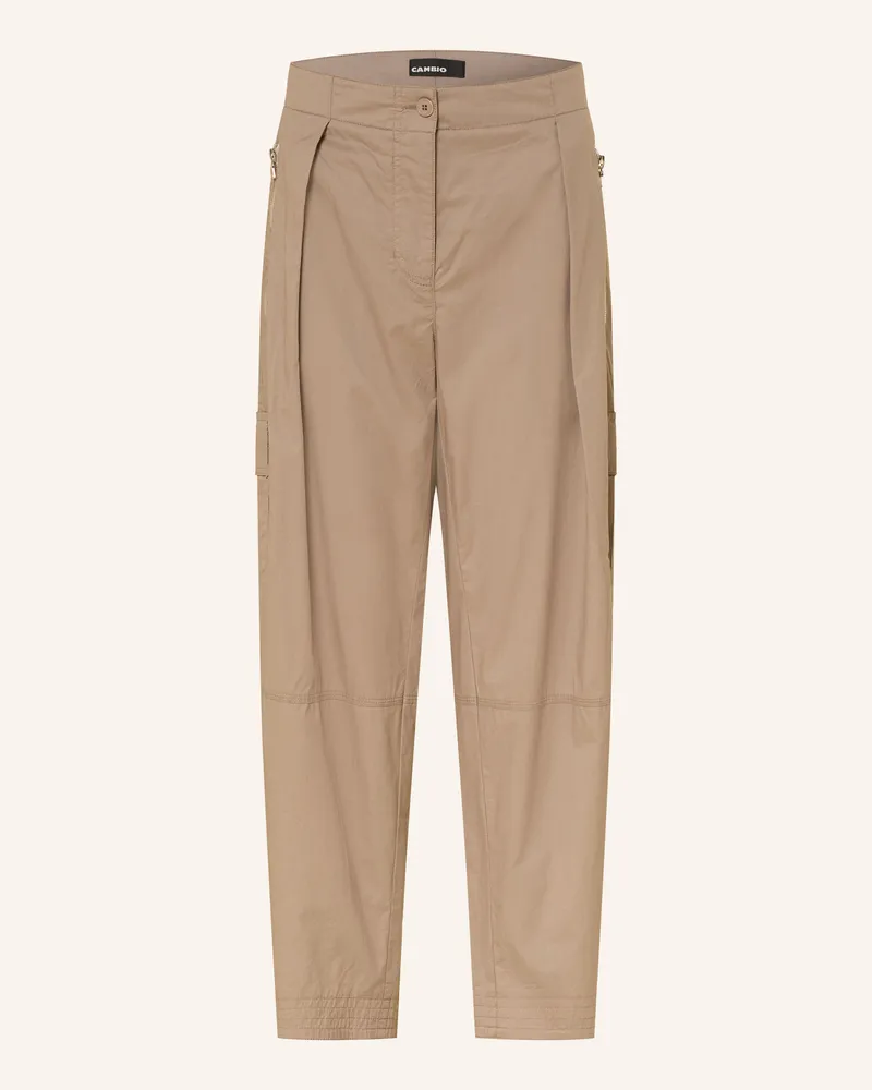 Cambio Cargohose Blossom braun Taupe
