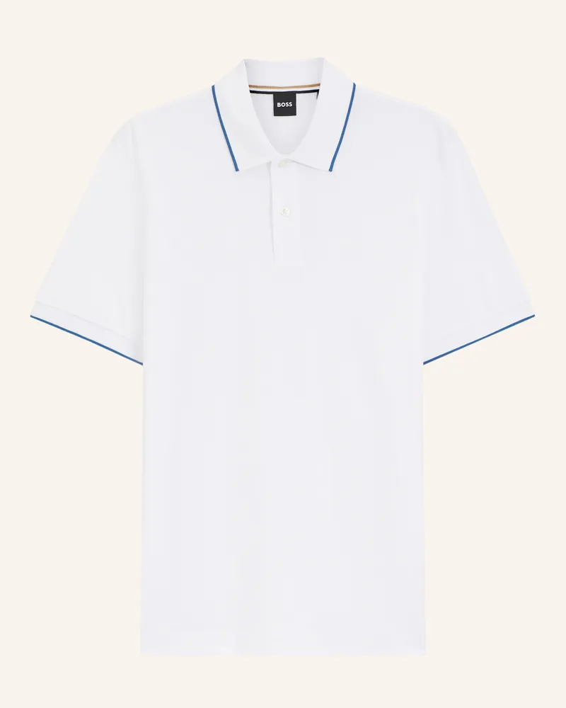 HUGO BOSS Poloshirt Parlay 250_In Regular Fit beige Weiss