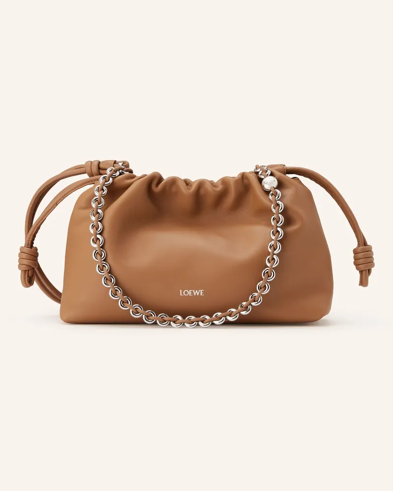 Loewe Umhängetasche FLAMENCO MEDIUM Cognac