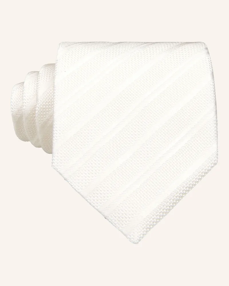 HUGO BOSS Krawatte H-TIE Weiss