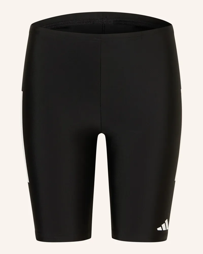 adidas Badehose 3-Streifen Bold schwarz Schwarz
