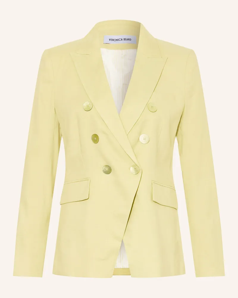 Veronica Beard Blazer Miller Mit Leinen gruen Hellgrün