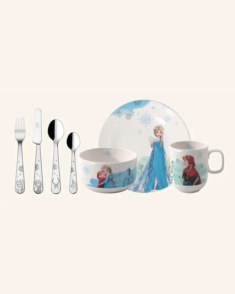 Villeroy & Boch Kindergeschirr Set 7tlg. Disney Frozen weiss Gelb