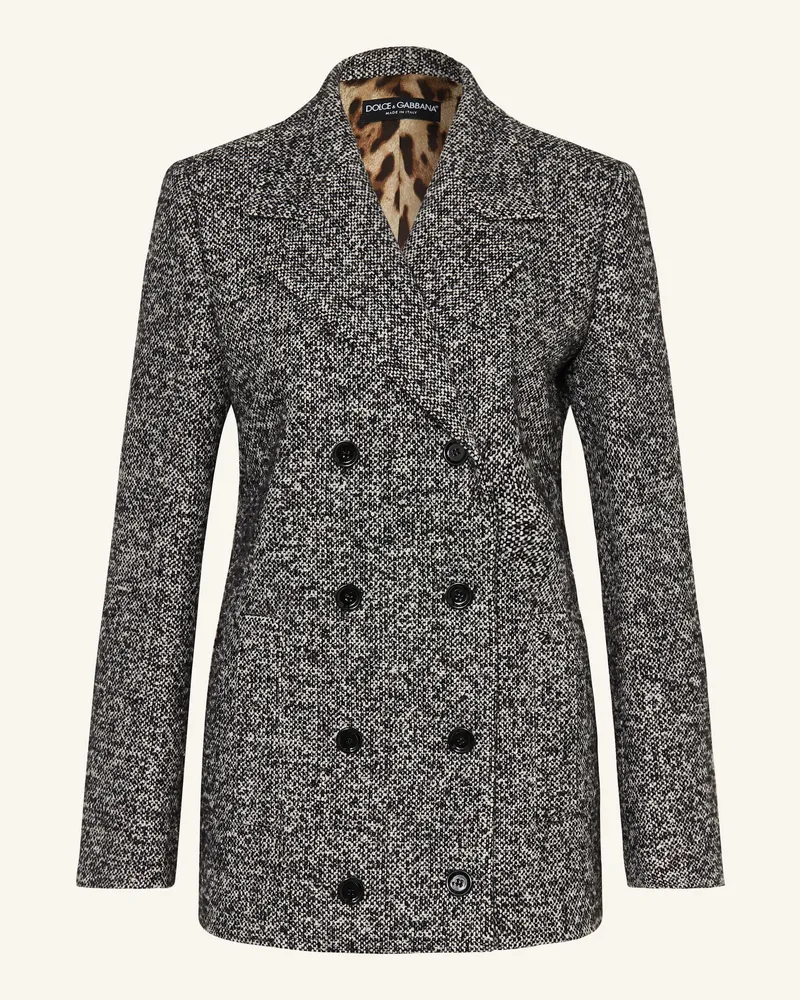 Dolce & Gabbana Cabanjacke grau Schwarz