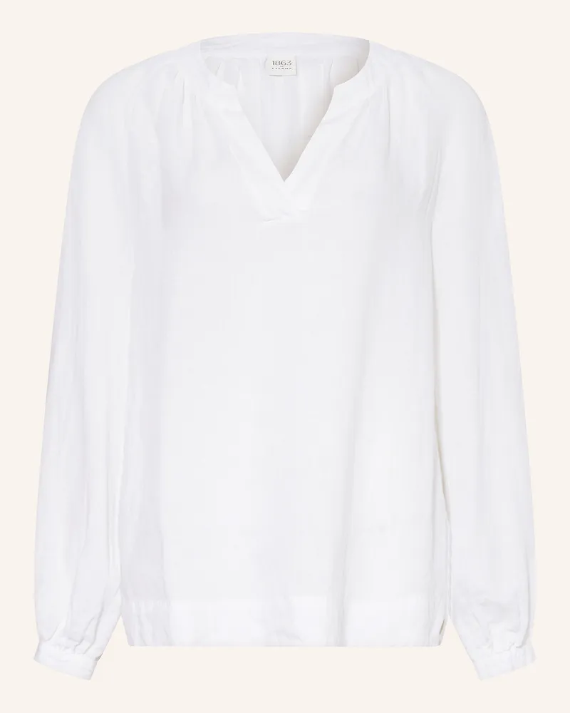 Eterna Blusenshirt aus Leinen Weiss