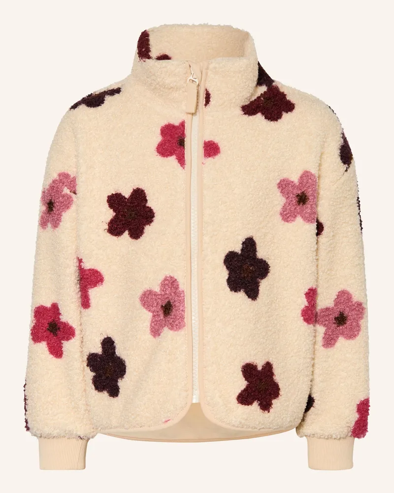 S.Oliver Teddyfell-Jacke weiss Beige
