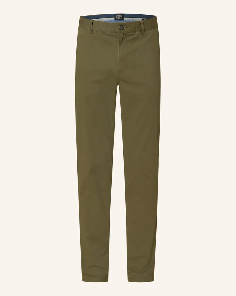 Scotch&Soda Chino Core Super Slim Fit gruen Khaki