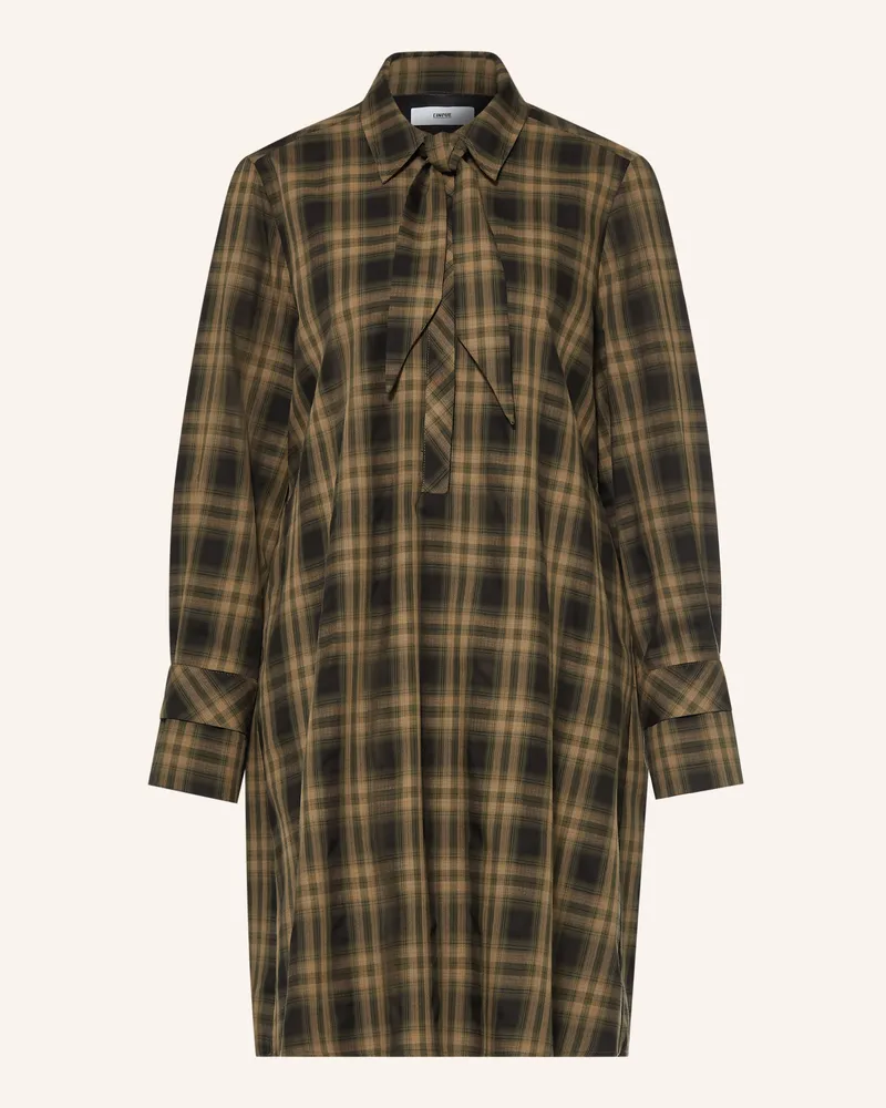 cinque Hemdblusenkleid Cielia Mit Abnehmbarer Schluppe gruen Camel