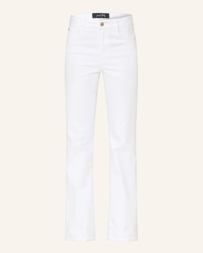 Joseph Ribkoff Bootcut Jeans weiss Weiss