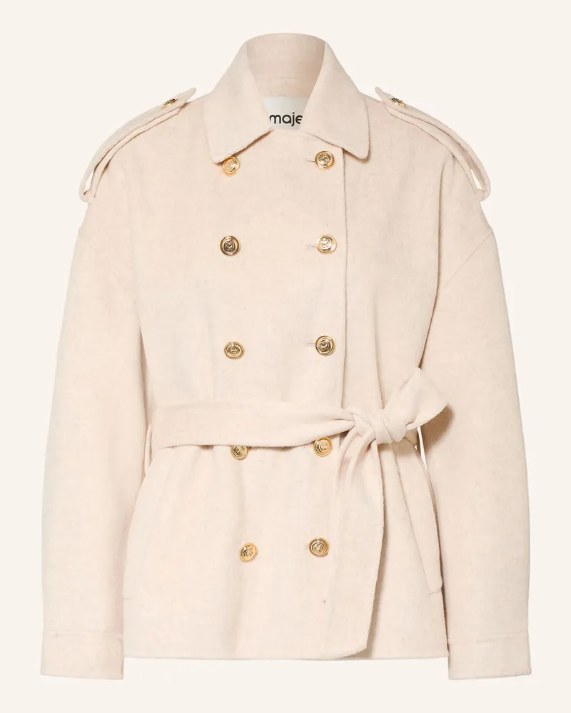 Maje Cabanjacke weiss Ecru