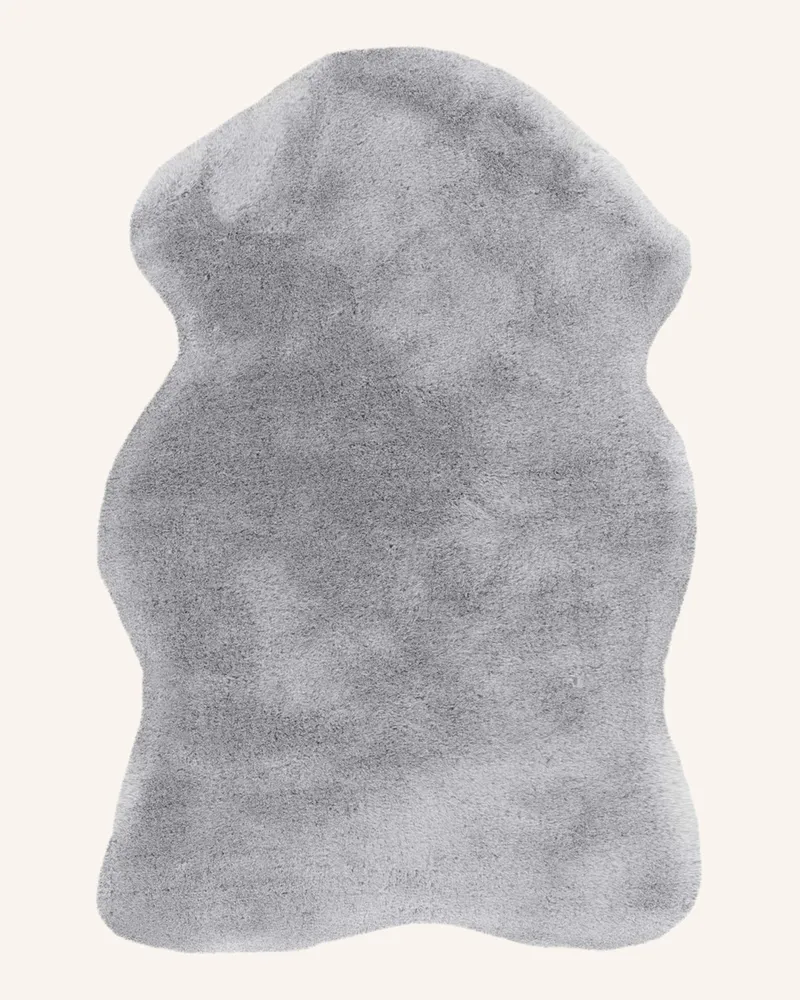 Kayoom Hochflor Teppich RABBIT Grau