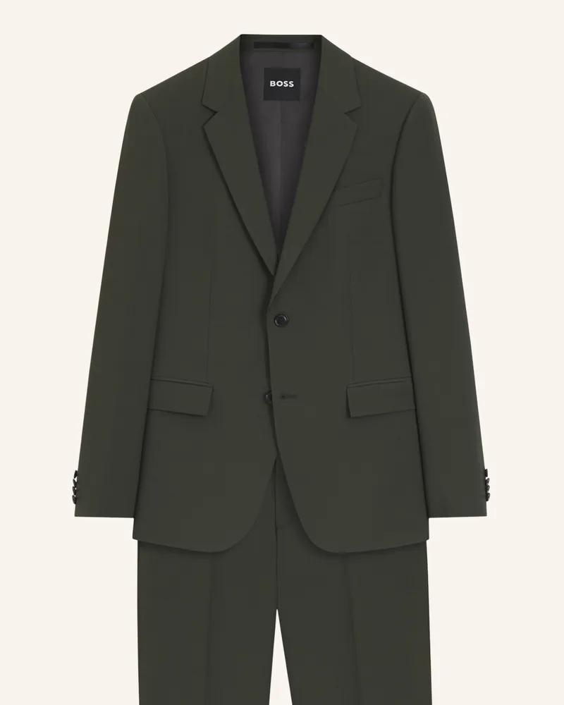 HUGO BOSS Business Anzug H-Houston-2pcs-263 Slim Fit gruen 