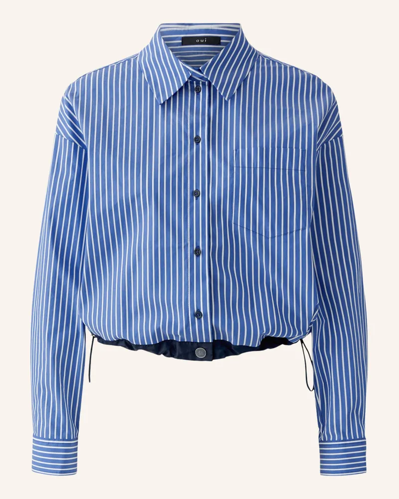 Oui  Bluse blau Blau