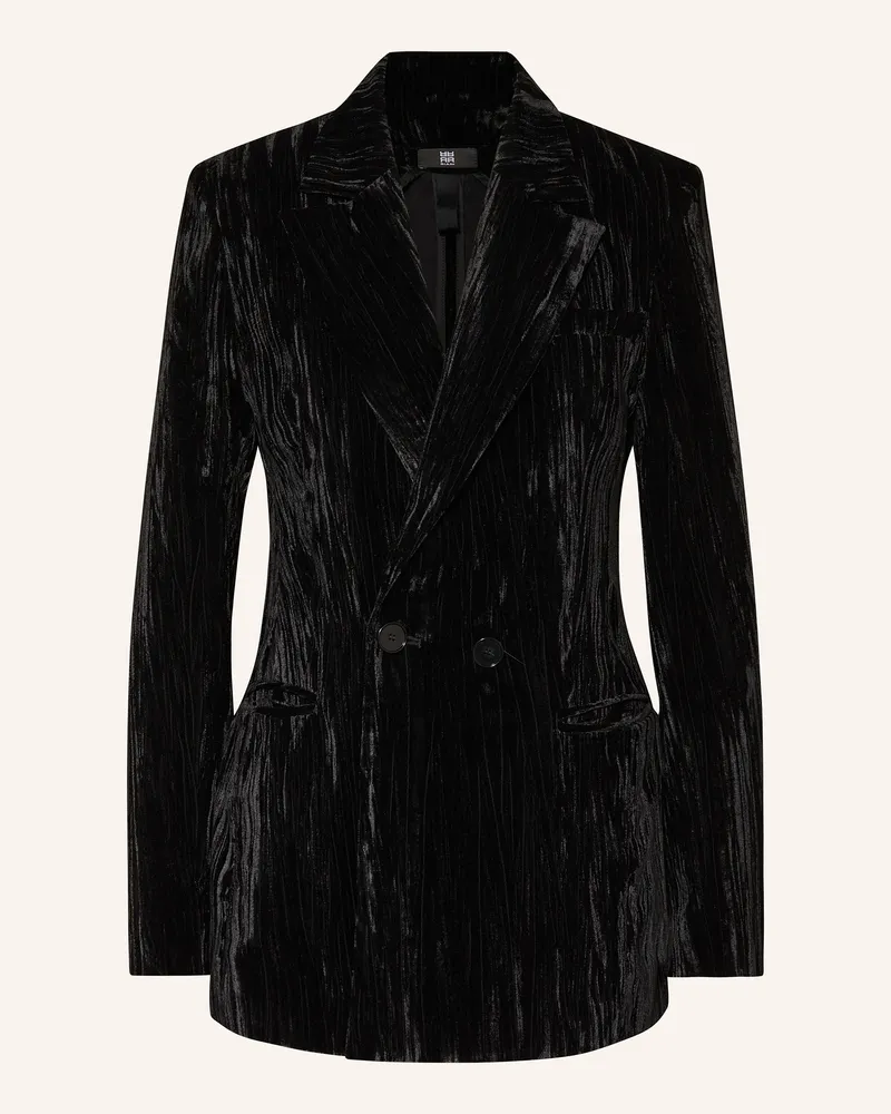 Riani Samtblazer schwarz Schwarz