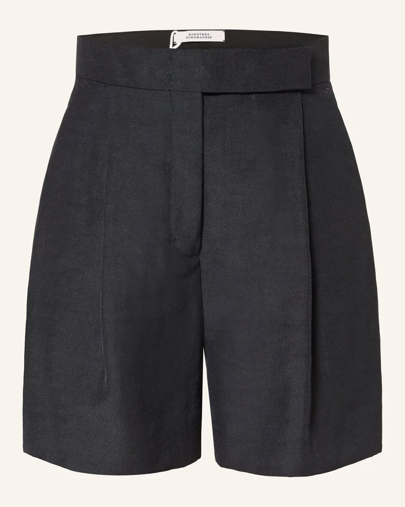 Dorothee Schumacher Shorts Summer Cruise Mit Leinen blau Dunkelblau
