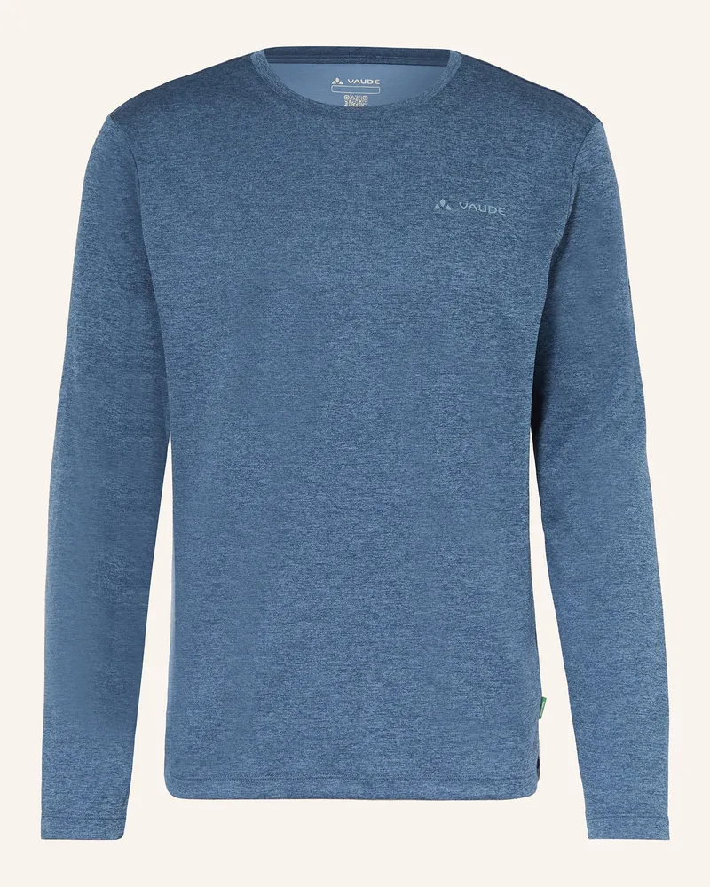 Vaude Longsleeve Essential blau Blaugrau