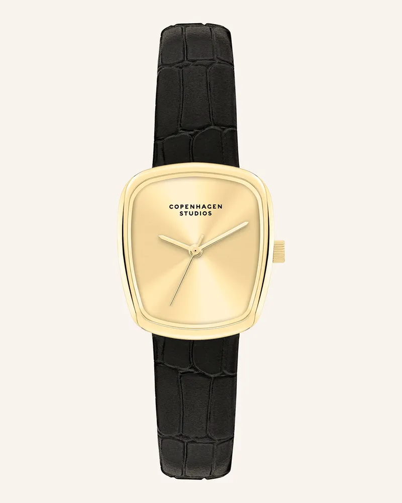 Copenhagen Armbanduhr  Aus  Edelstahl gruen Grün