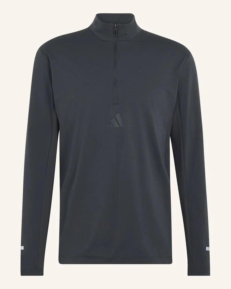 adidas Terrex Xperior Langarmshirt, Reissverschluss Bis Zur Brust grau Grau