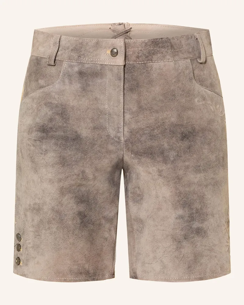 Spieth & Wensky Trachten-Lederhose BLOOM Grau