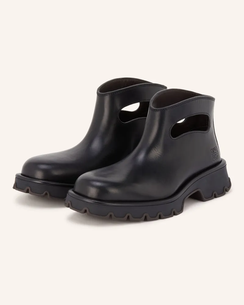 Loewe Boots BOBBY mit Cut-outs Schwarz