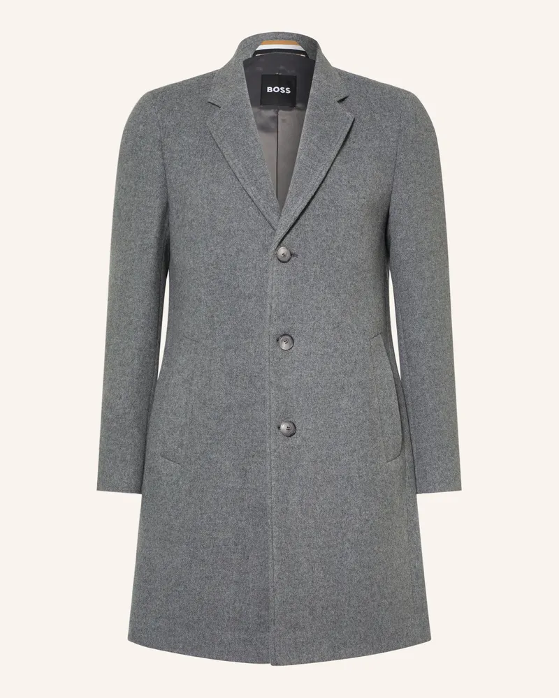 HUGO BOSS Wollmantel Hyde grau Grau