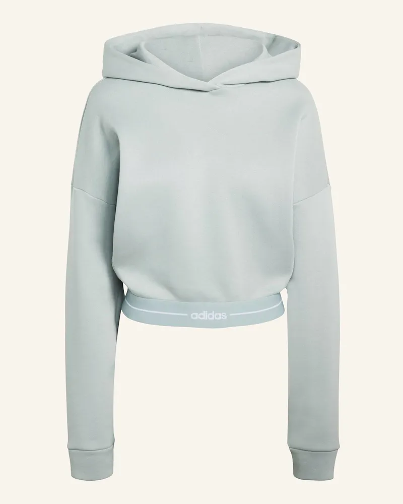 adidas HYPERGLAM CROPPED HOODIE Grün