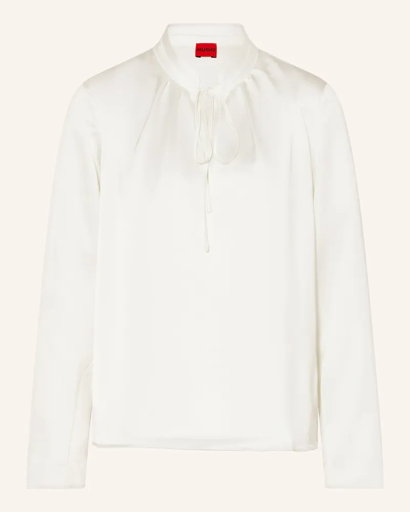 HUGO BOSS Blusenshirt Cimonas weiss Ecru