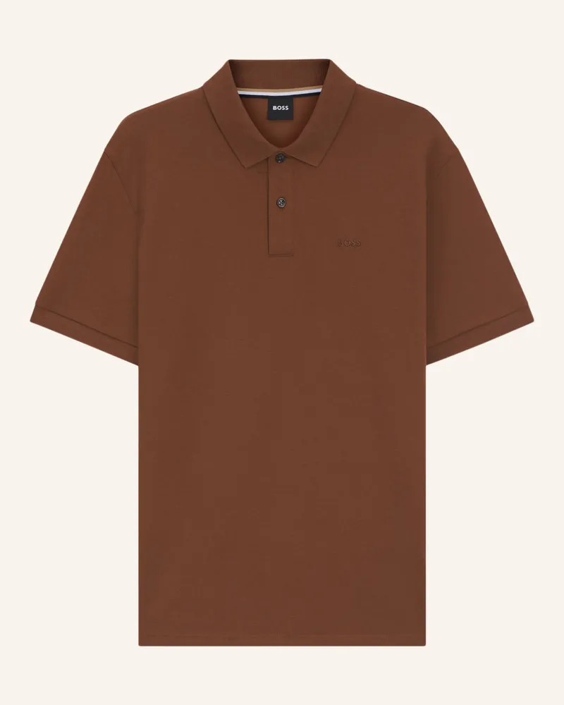 HUGO BOSS Poloshirt PALLAS Regular Fit Braun