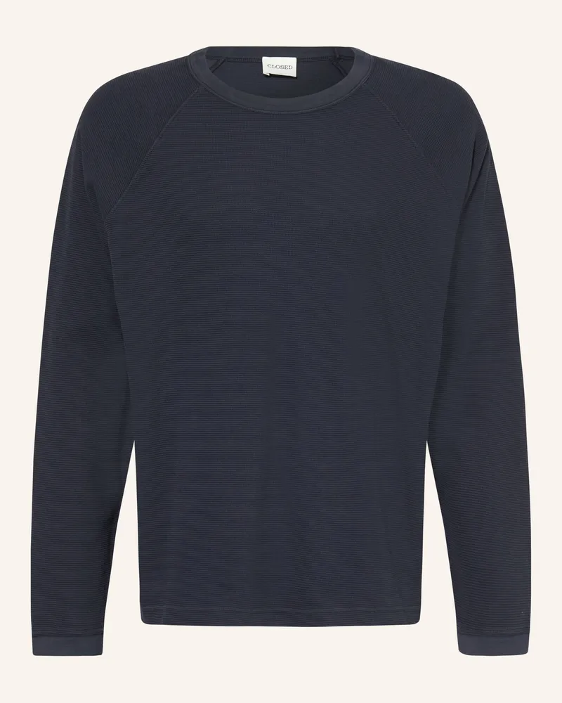 Closed Longsleeve blau Dunkelblau