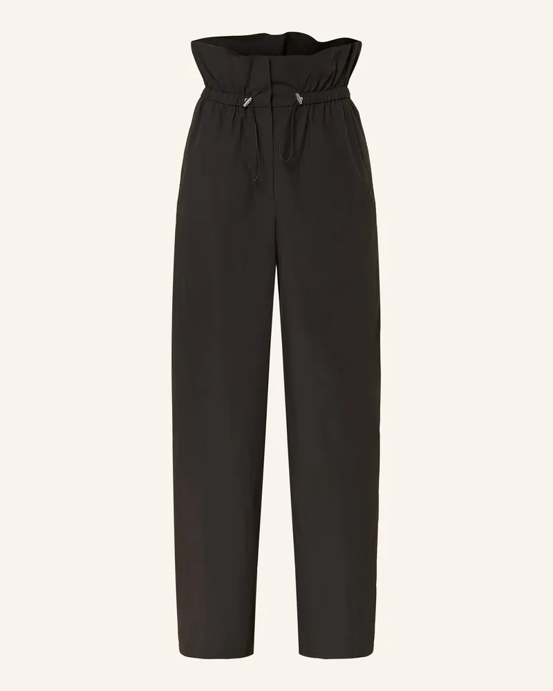 Arket Paperbag-Hose schwarz Schwarz