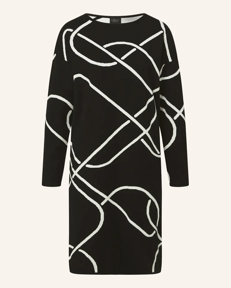 S.Oliver Kleid schwarz Schwarz