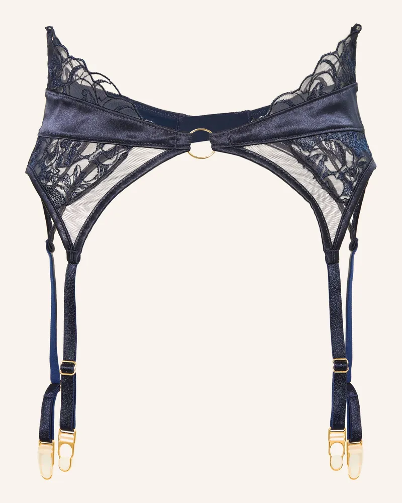 Aubade Strumpfhalter SATIN MEMORIES Dunkelblau