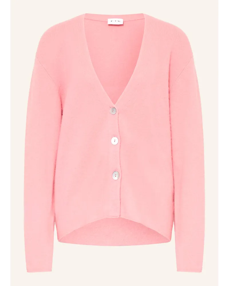 FTC Cashmere Strickjacke aus Cashmere Rosa