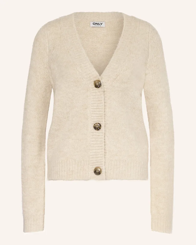only Strickjacke Creme