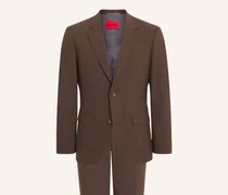 Anzug Henry-getlin253x Slim Fit braun