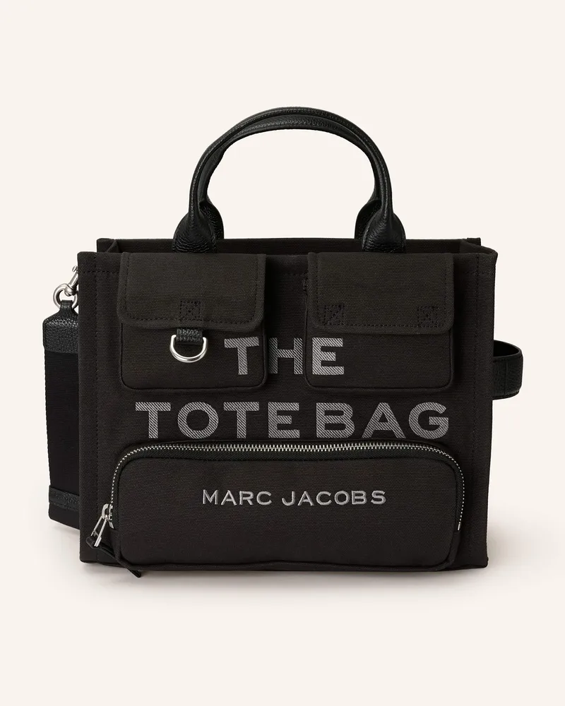 Marc Jacobs Umhängetasche THE CARGO CANVAS MEDIUM TOTE BAG Schwarz
