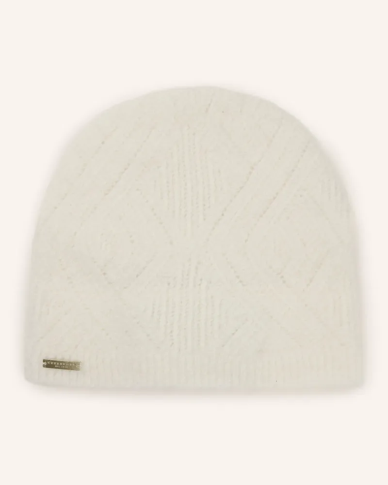 Seeberger Alpaka-Mütze weiss Creme