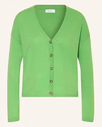 Darling Harbour Strickjacke aus Cashmere Gruen